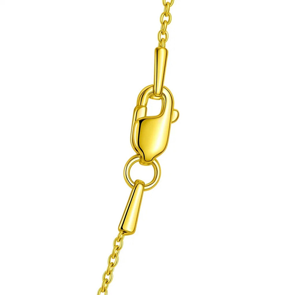 14k Yellow Gold Round Cable Link Chain (1.1 mm)