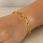 14k Yellow Gold Cable Chain Style Bracelet (6.35 mm)