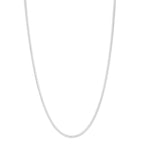 Sterling Silver Rhodium Plated Oval Snake Chain (2.60 mm)