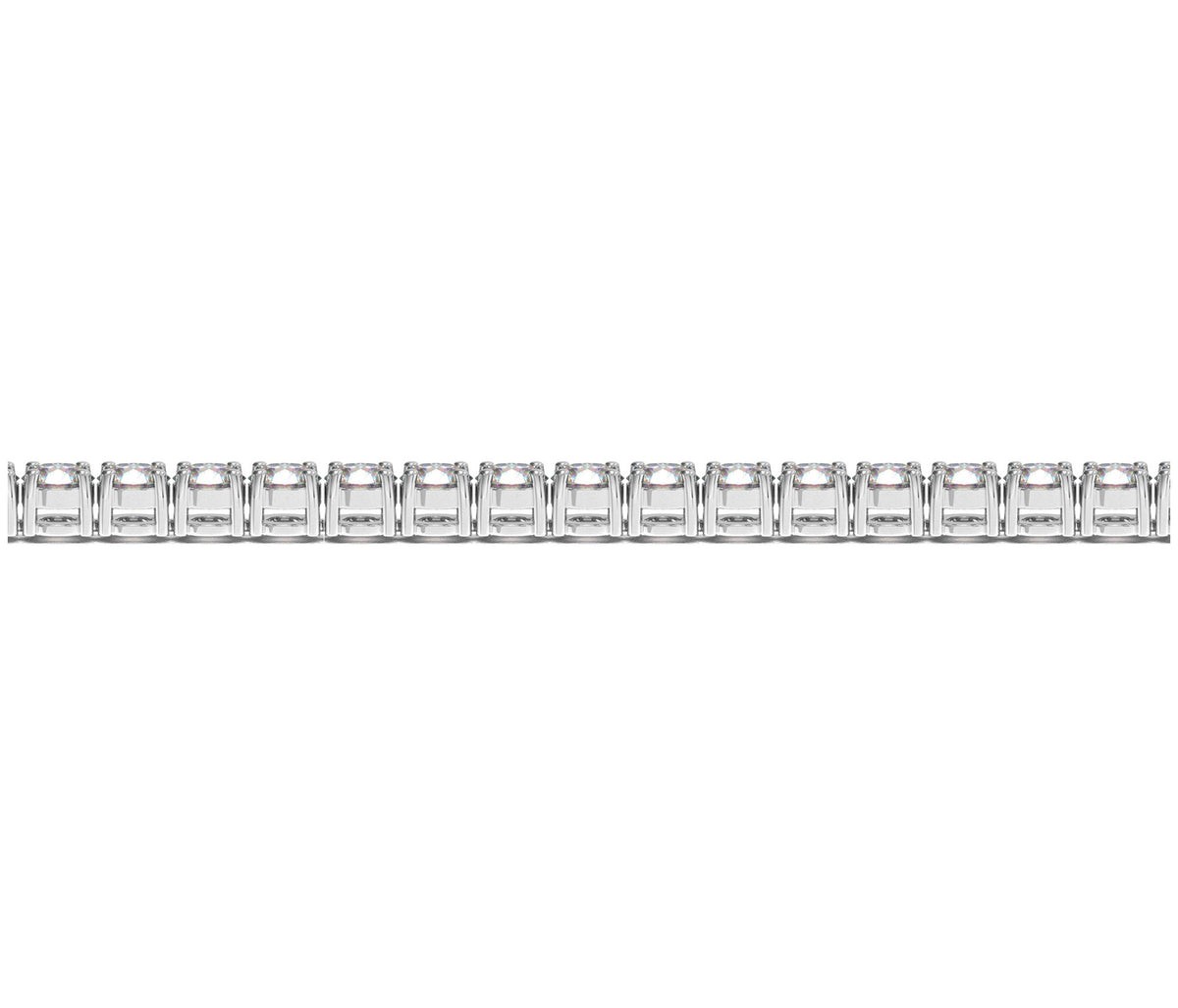 Lab Grown Round Diamond Tennis Bracelet in 14k White Gold (8 cctw F/G  VS2/SI1)