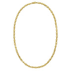 14K Yellow Gold Square Byzantine Chain Necklace (2.00 mm)
