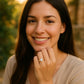 1 Carat Radiant Lab Grown IGI G/VS1 Diamond Solitaire Ring in 10K Yellow Gold