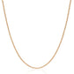 14k Rose Gold Diamond Cut Cable Link Chain (1.30 mm)