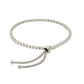 Adjustable Tennis Style Bracelet with Cubic Zirconia in Sterling Silver(4.00 mm)