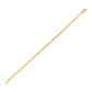Moon Cut Bead Chain in 14k Yellow Gold (3.00 mm)
