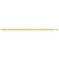 10K Yellow Gold Diamond Cut Square Link Bracelet
