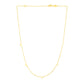 14K Yellow Gold Necklace with Triangles