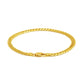 14k Yellow Gold Solid Curb Bracelet (3.60 mm)