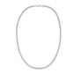 Sterling Silver Rhodium Plated Rolo Chain (5.70 mm)