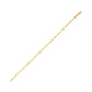 Two Tone Bar and Bead Bracelet in 14K Gold (1.70 mm)
