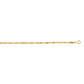 10k Yellow Gold Singapore Anklet 2.2mm
