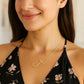 14K Yellow Gold Yours Truly Large Initial J Necklace