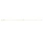 14K Yellow Gold Mini Initial T Bracelet
