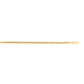 Sterling Silver Yellow Gold Plated Diamond Cut Franco Chain (3.80 mm)