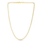 14k Yellow Gold Round Pave Franco Chain (4.00 mm)