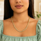 14k Yellow Gold Round Pave Franco Chain (4.00 mm)