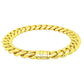 14k Yellow Gold Polished Curb Chain Bracelet (11.50 mm)
