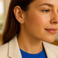 14K Yellow Gold Aries Stud Earrings