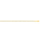 14k Two Tone Gold Pave Curb Chain (2.60 mm)