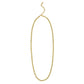 Two Tone Beaded Chain Necklace in 14K Gold