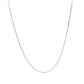 18k White Gold Diamond Cut Cable Link Chain (0.80 mm)