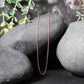 18k Rose Gold Diamond Cut Cable Link Chain (1.10 mm)