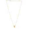 14k Yellow Gold Panther Head Necklace
