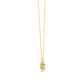 14k Yellow Gold Panther Head Necklace