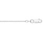 Sterling Silver Rhodium Plated Round Cable Chain (1.50 mm)