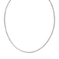 Sterling Silver Rhodium Plated Octagonal Snake Chain (3.00 mm)