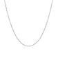 14k White Gold Cable Link Chain (0.50 mm)