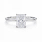 2 Carat Radiant Lab Grown IGI G/VS1 Diamond Solitaire Ring in 10K White Gold