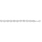 Sterling Silver Rhodium Plated Lite Puffed Mariner Chain (7.80 mm)