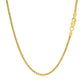 14k Yellow Gold Solid Round Box Chain (1.6 mm)