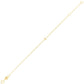 14K Yellow Gold Mini Initial I Bracelet