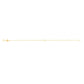 14K Yellow Gold Mini Initial I Bracelet