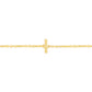 14K Yellow Gold Mini Initial I Bracelet