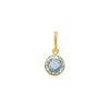 14K Yellow Gold Initial Z Charm Pendant