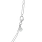 14k White Gold Wire Paperclip Chain (2.7 mm)