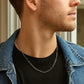 14k White Gold Wire Paperclip Chain (2.7 mm)