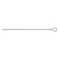 Sterling Silver Rhodium Plated Fancy Push Lock Rope Necklace