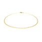 14k Yellow Gold Mariner Link Anklet 1.7mm