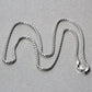 14k White Gold Solid Round Box Chain (2.5 mm)