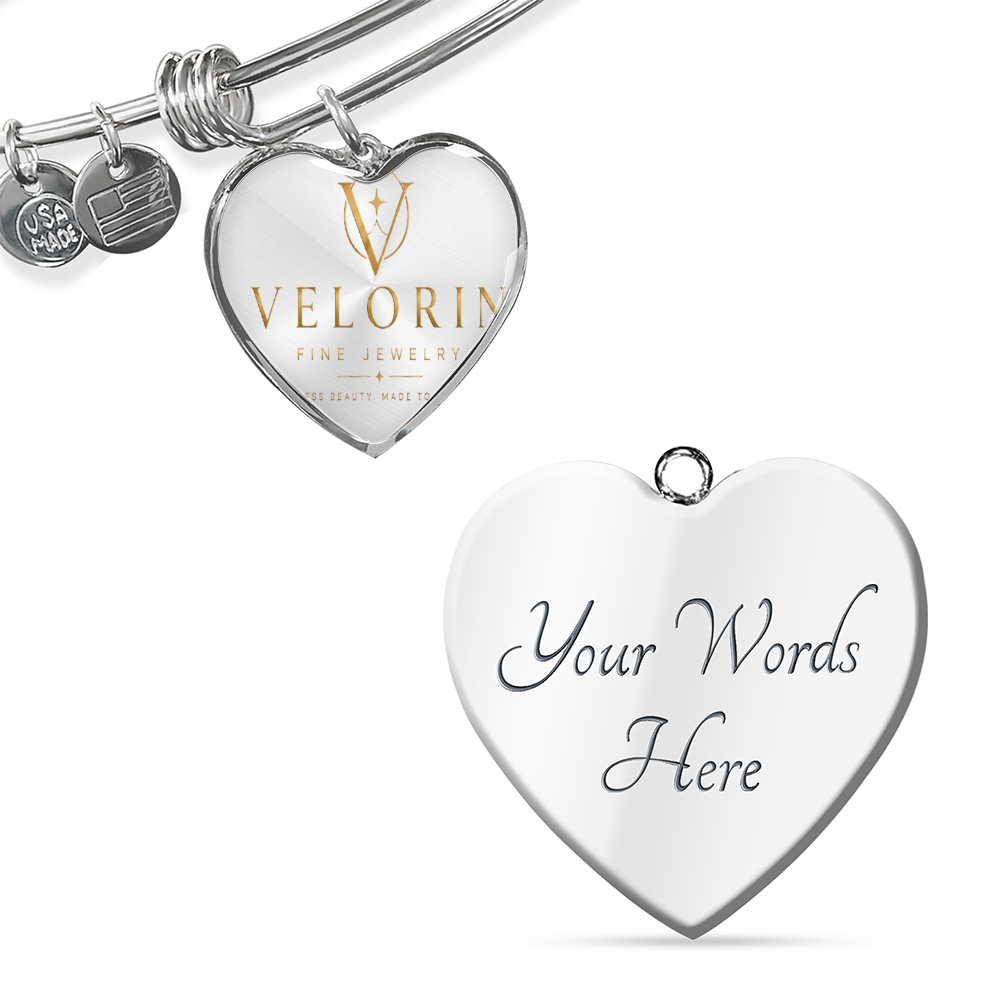Buyer Upload Luxury Heart Bangle