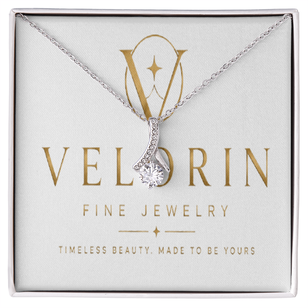 Alluring Beauty Necklace - Yellow & White Gold Variants