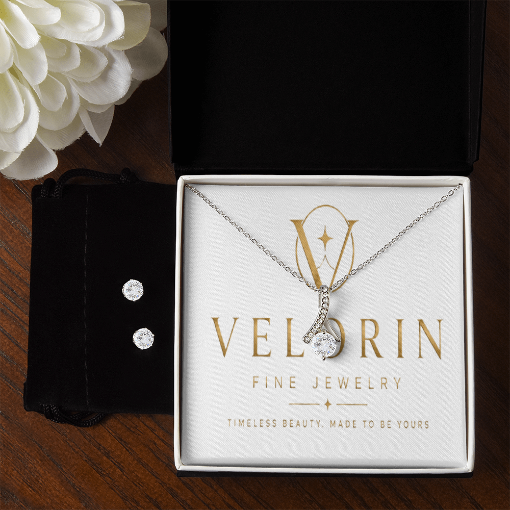 Alluring Beauty Necklace & Earring Set