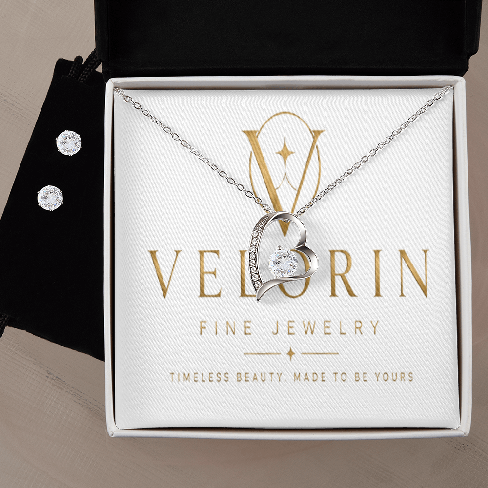 Forever Love Necklace & Earring Set