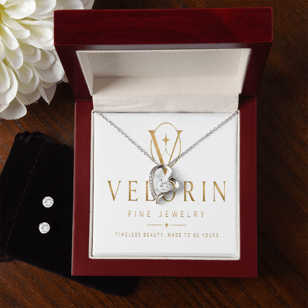 Forever Love Necklace & Earring Set