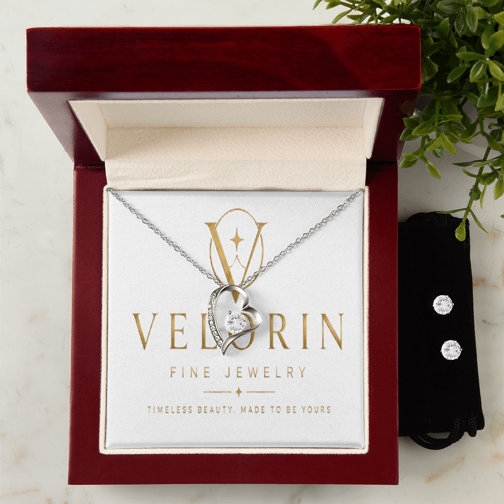 Forever Love Necklace & Earring Set