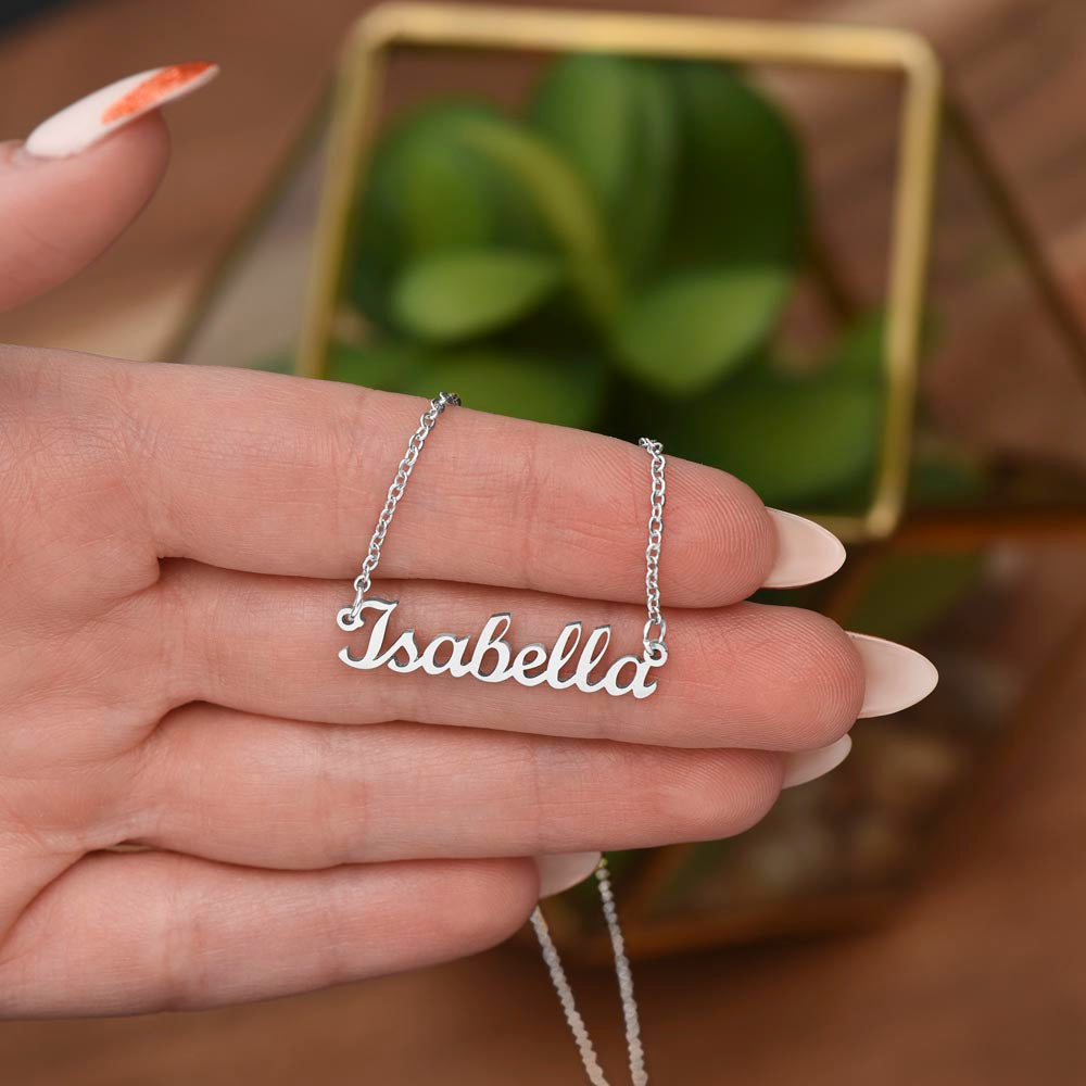 Custom Name Necklace - No MC